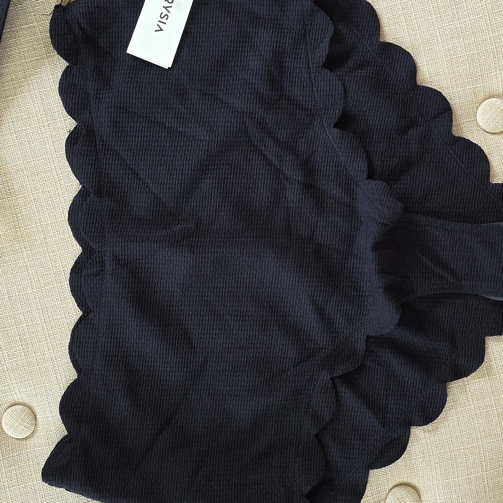 Marysia Swim Black Santa Monica Bikini Bottoms - M